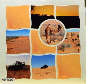 KIT 205 Imagine (Azza Club) with chalk on backing papers