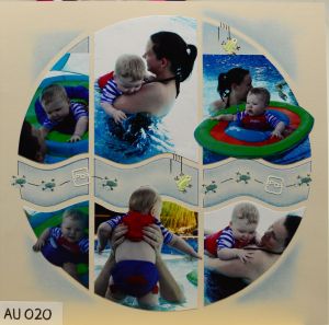 Cameron and Katie, December 2012 - Field deco stencil, Field lace frogs