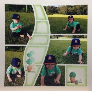 London-Rio stencil and stamps from the Garden series, TAM 478