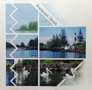 Brunswick Heads. Trees top left are stamped.