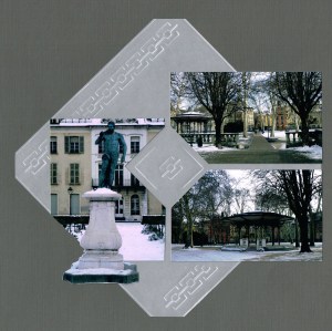 Grenoble Garden - embossing on vellum.  It gives the look of etching on glass.